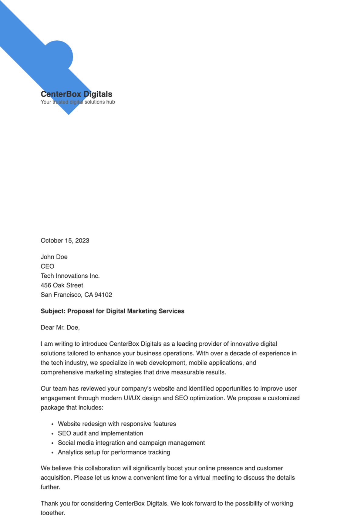Modern corporate letterhead template with red blue accents_variant_1